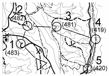 MTBO map